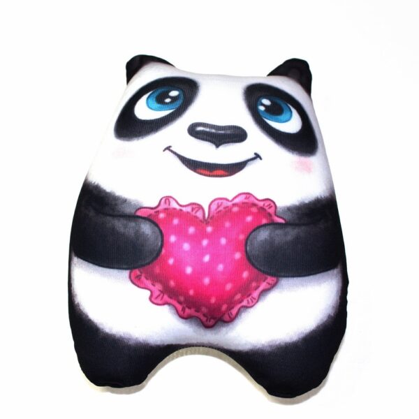 мягкая игрушка-антистресс "панда с сердечком"