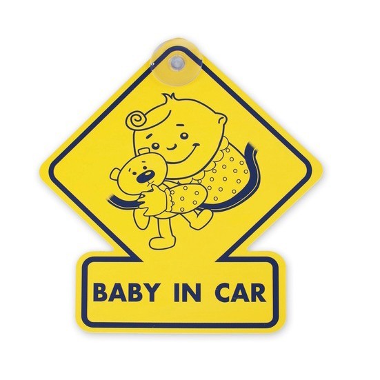 табличка на присоске в а/м "ребенок в машине", ромб+.