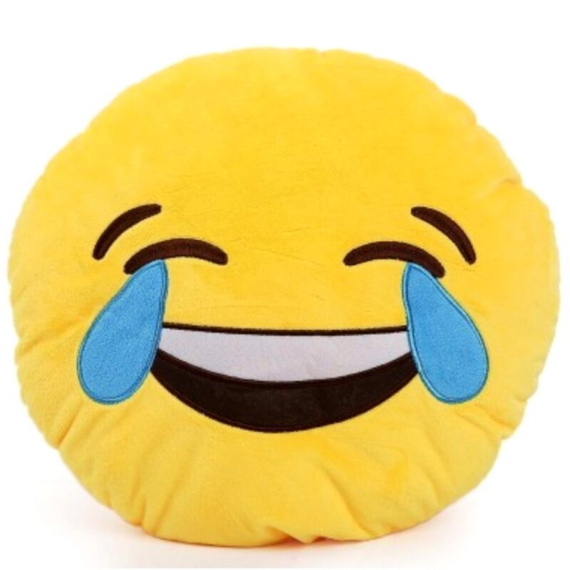 подушка emoji (эмоджи) - смех до слез китай. - blizko