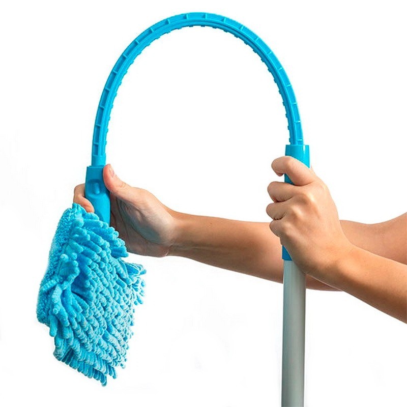 гибкая швабра с микрофиброй flexible mop | купить.