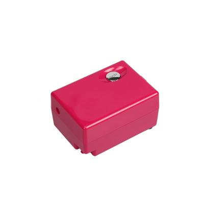 розовый комплект компрессора для аэрографа 0 4 мм.