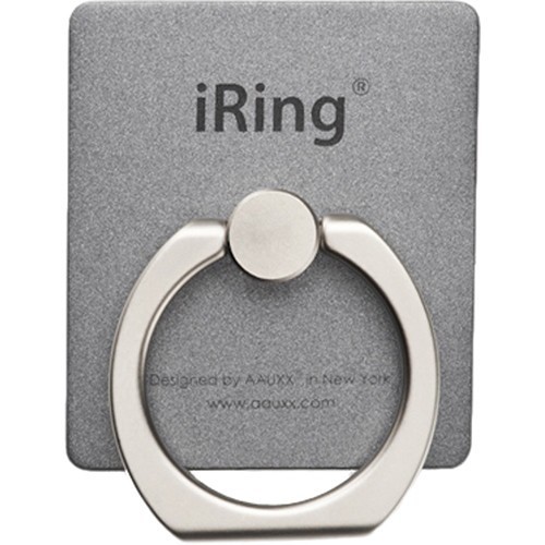 iring - кольцо держатель для телефона, темно-серый