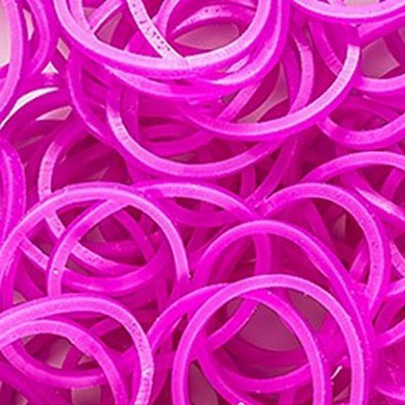 набор резинок rubber band - 600 шт, розовый - 126 руб.